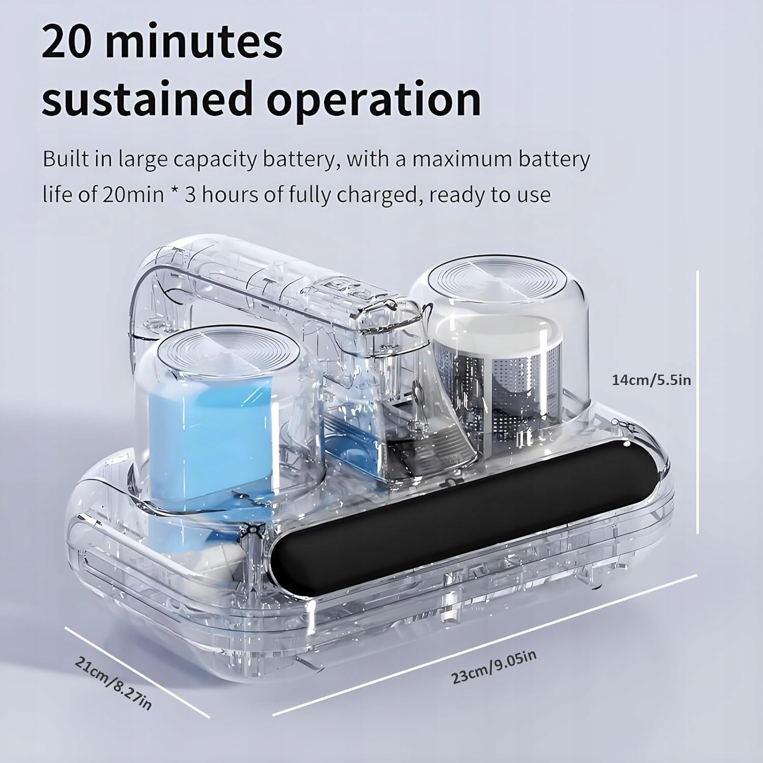 ANTYBAKTERYJNY ODKURZACZ RĘCZNY UV 10Kpa DO MATERACY I ROZTOCZY - obrazek 5