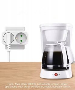 Alternative view of Rozdzielacz Rozgałęźnik złodziejka Adapter 2 gniazdka ZESTAW 3 szt