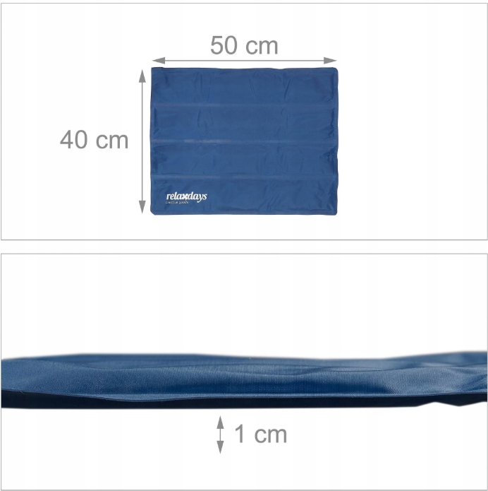 Mata chłodząca żelowa dla psa i kota 50x40 cm na lato - obrazek 8