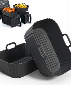 Zestaw 2 silikonowych wkładów do frytkownicy beztłuszczowej Ninja