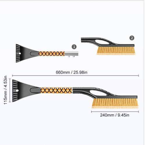 Szczotka skrobaczka do szyb SUITU ST-3910 2 w 1 Regulowana łatwa w obsłudze - obrazek 9