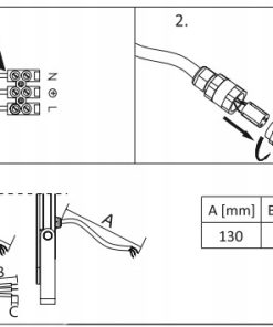 Alternative view of Halogen Naświetlacz Lampa LED 20W 4000K 1800lm