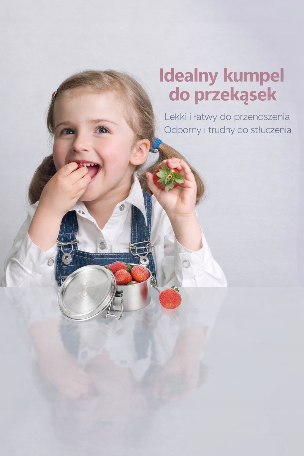 Pojemniki stalowe na żywność 200 ml 3 szt. lunchbox dla dzieci - obrazek 6
