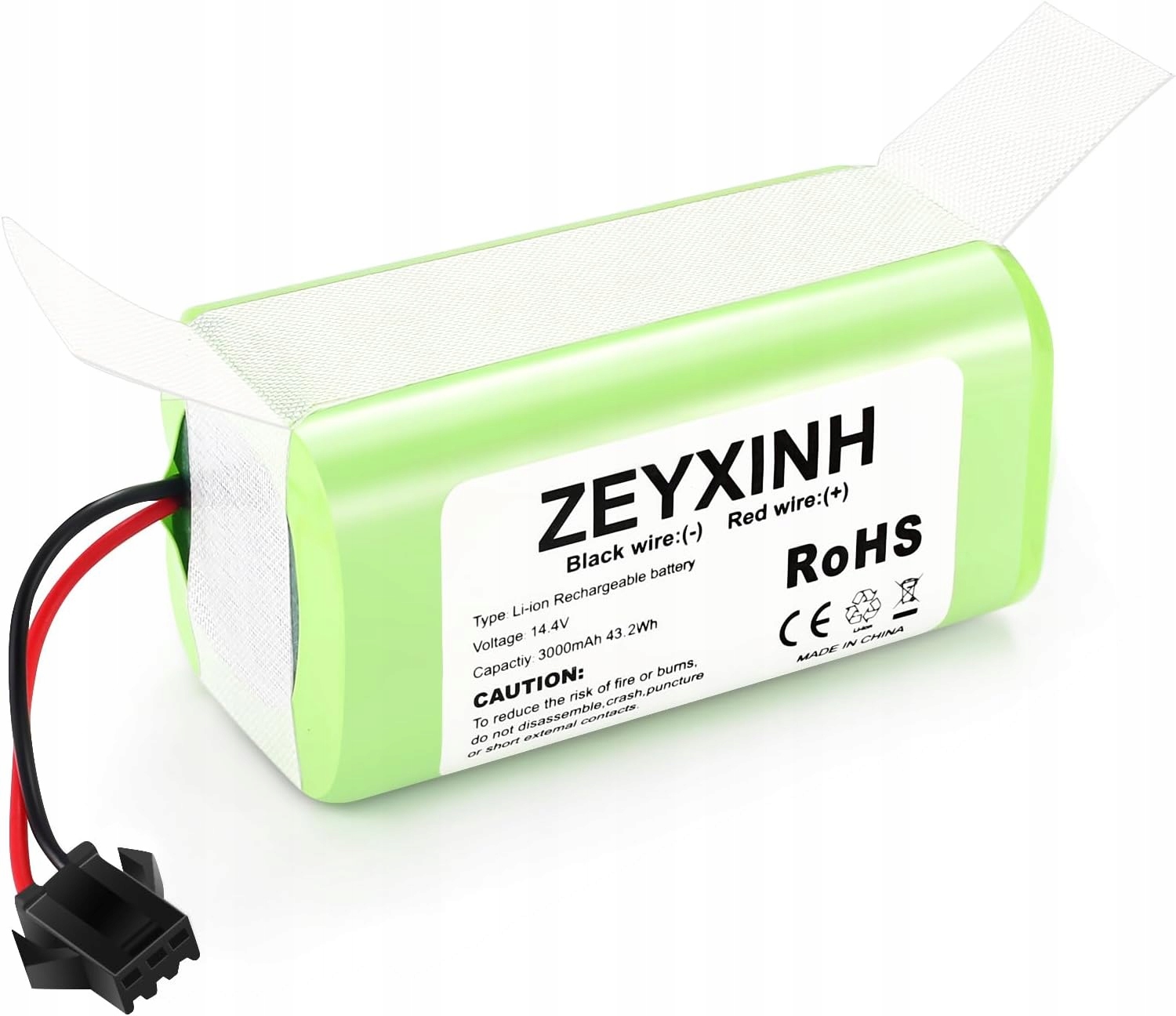 ZEYXINH Bateria 14.4V 3000mAh do RoboVac G10–G40 Eufy Deebot