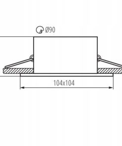Alternative view of Oprawa oświetleniowa sufitowa wpuszczana Kanlux 10 W GU10 10,4 cm biały