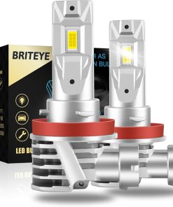 Briteye Żarówki LED H11 60W 12000lm 6500K Białe Światło Zestaw 2szt