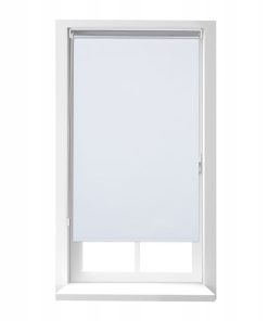 Biała Roleta Termiczna Zaciemniająca - montaż bez wiercenia 90x220 cm