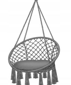 FOTEL WISZĄCY Z PODUSZKĄ KRZESŁO DO ZAWIESZENIA KOSZ HUŚTAWKA TILLVEX