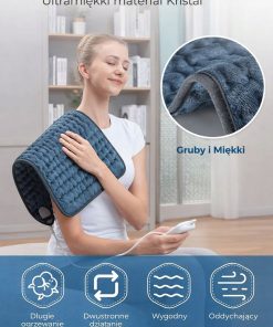 Alternative view of Poduszka Grzewcza Elektryczna Mowend 30x60 cm 6 trybów auto off