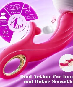 Alternative view of Wibrator Rabbit 4w1 z Grzaniem | Stymulator Łechtaczki i Punktu G