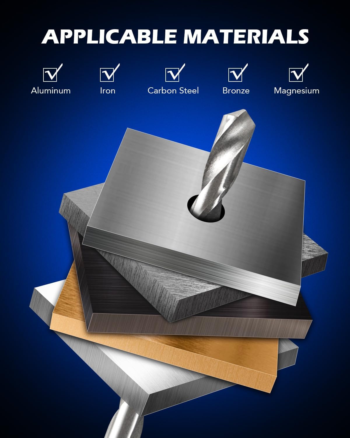 Zestaw Naprawy Gwintów Helicoil 131 el. M5–M12 wiertła gwintowniki - obrazek 4