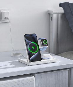 Alternative view of ŁADOWARKA INDUKCYJNA EXW HYS03 STACJA ŁADUJĄCA 3 W 1 BIAŁY