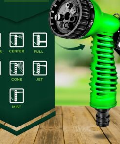 Alternative view of Elastyczny wąż ogrodowy TRESKO 15 m rozciągliwy z pistoletem