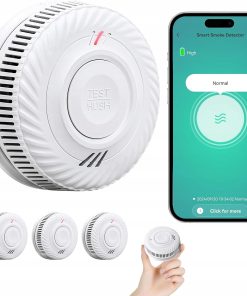 Czujnik Dymu WiFi Smart Bateria Tuya PHYSEN