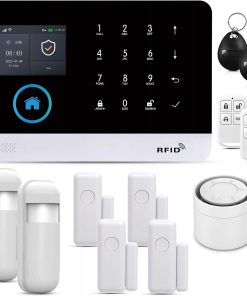 Alarm bezprzewodowy GSM + WiFi z aplikacją TUYA ZESTAW