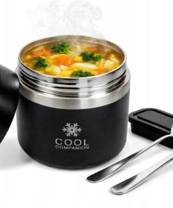 Pojemnik na Żywność Stalowy 650 ml + Sztućce BPA FREE Cool Companion