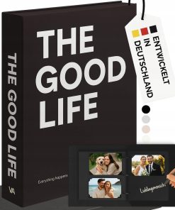 Velara Album Fotograficzny DIY 60 czarnych stron lniana okładka