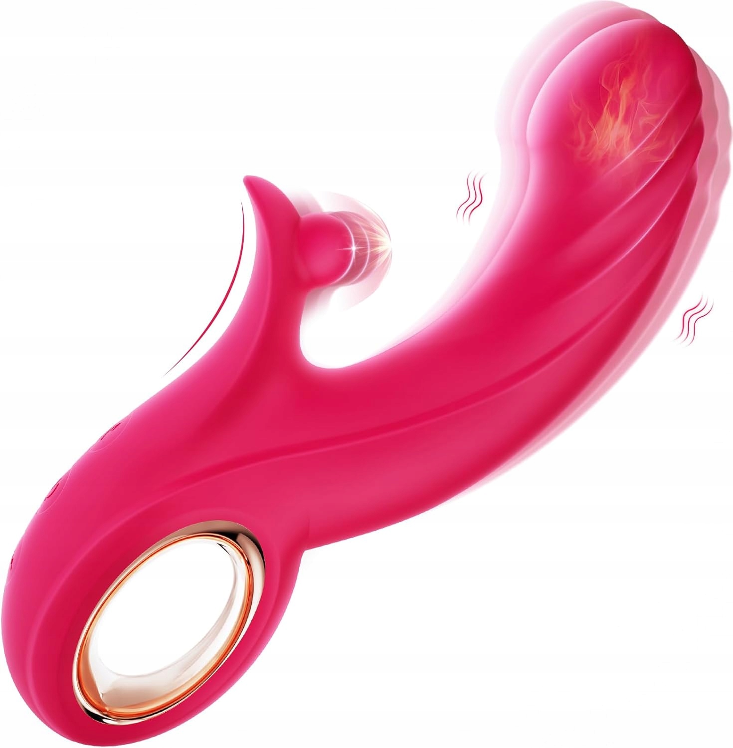 Wibrator Rabbit 4w1 z Grzaniem | Stymulator Łechtaczki i Punktu G