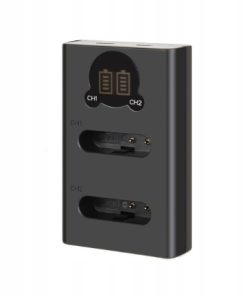 Ładowarka podwójna HOSAN DL-LI90B do akumulatorów Li-90B + kabel