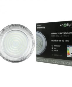 Lampa przemysłowa High Bay LED 100W UFO 4000K 10000lm IP65
