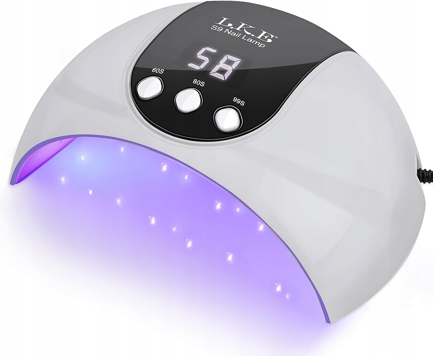 Lampa UV LED do paznokci żelowych z czujnikiem ruchu i timerem