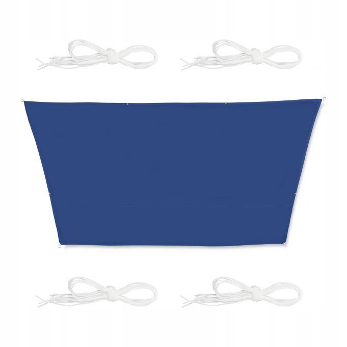 Żagiel Ogrodowy Trapez 3x5,5x4x4 m przeciwsłoneczny UV50+ - obrazek 3