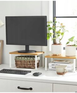 Alternative view of STOJAK NA PRZYPRAWY 2X PÓŁKA KUCHENNA DREWNIANA