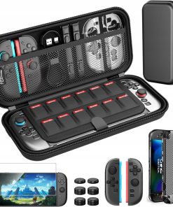 Etui do Nintendo Switch 2 + Obudowa Ochronna + Szkło HEYSTOP