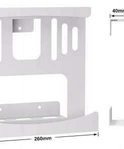 Alternative view of Uchwyt ścienny do routera AVM FRITZ!Box z organizerem kabli