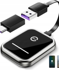 Bezprzewodowy adapter CarPlay Ulepszony 2 w 1