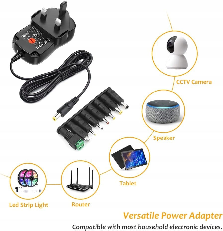 Zasilacz uniwersalny Zolt 36 W AC do DC UK - obrazek 7