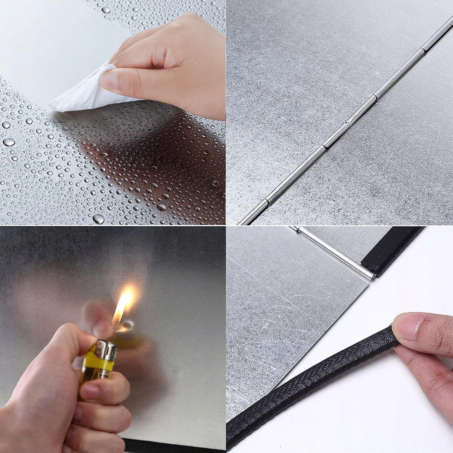 Składana Osłona Płyty Kuchennej przed zachlapaniem – nieprzywierająca - obrazek 4