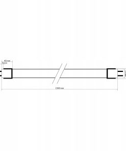 Alternative view of Świetlówka LED Ecolight EC79410 150 cm 25 W 6500 K 230 V 3375 lm