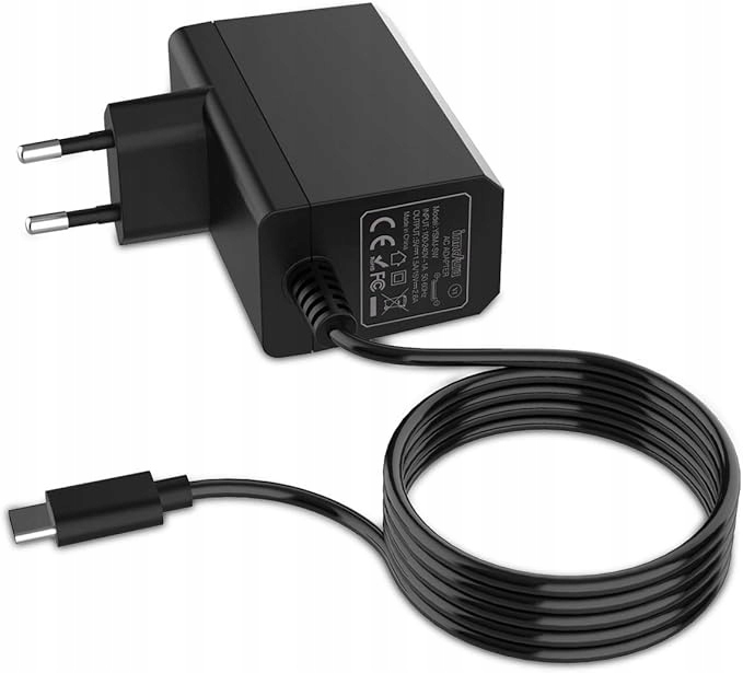 ZASILACZ SIECIOWY DO SWITCH/ Zasilacz UK + Adapter EU / 15 V 2,6 A PD TYP C