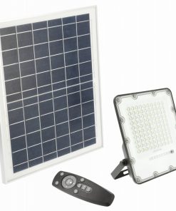 Naświetlacz Solarny LED GTV Bravos 50W 6400K IP65 z pilotem i panelem