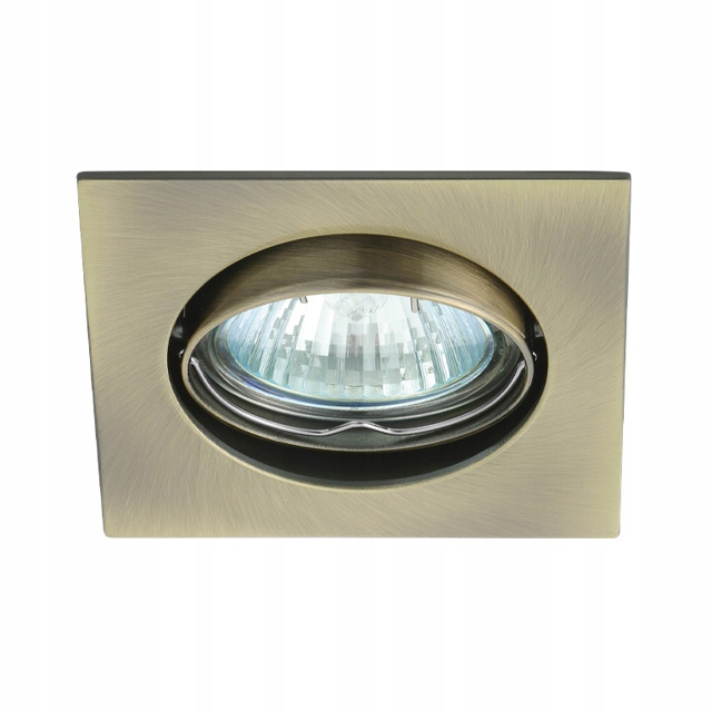 Oprawa oświetleniowa sufitowa wpuszczana Kanlux 10 W GU 5.3 8,1 cm mosiądz