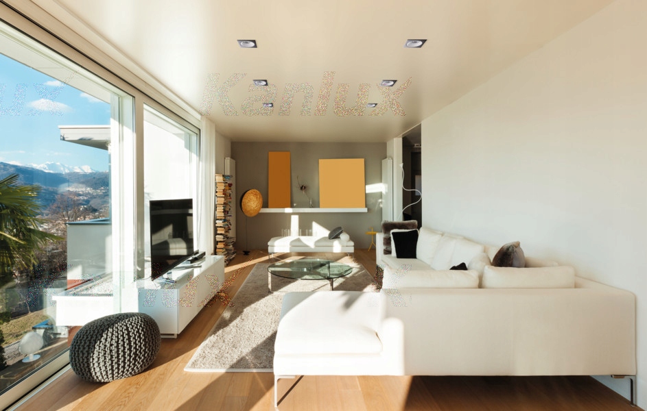 Pierścień Oprawy Punktowej Kanlux GLOZO DSL biało-czarny do zabudowy - obrazek 3