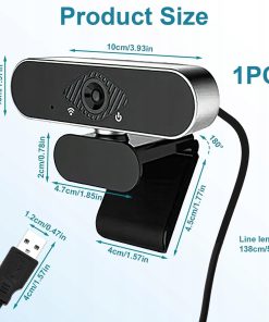 Alternative view of Kamera internetowa HD 1080P z mikrofonem