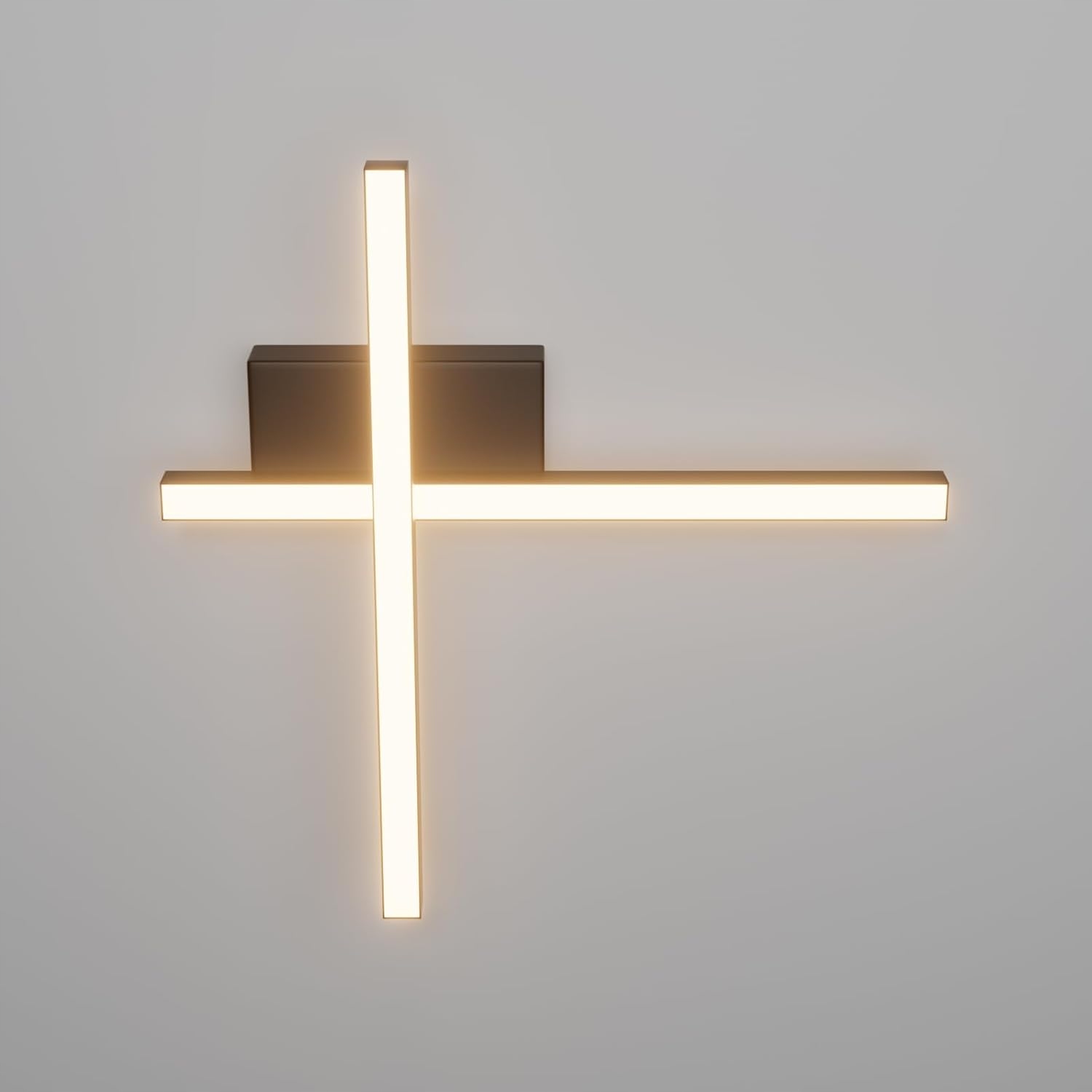 Klighten Lampa LED 16W 1400lm 56cm czarny nowoczesny sufitowy 3000K