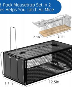 Alternative view of Zestaw 3x Humanitarna Pułapka na Szczury i Myszy 32 cm