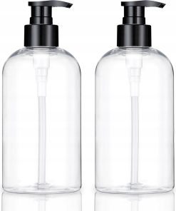 Butelki z Pompką 300 ml Transparentne 2 szt Dozownik