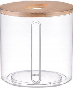 Pudełko na chusteczki higieniczne papierowe kosmetyczne PET Przezroczyste