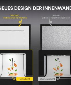 Alternative view of Namiot bezcieniowy RALENO 50x50 LED 50W zestaw foto 6 teł