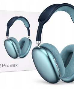 Słuchawki Bluetooth P9 Pro Max bezprzewodowe AUX Niebieskie
