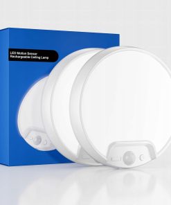 Plafon LED z czujnikiem ruchu 8000mAh 2 szt