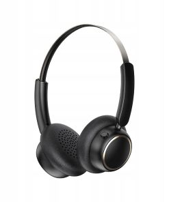 Słuchawki Bluetooth VJE11 Retro Hi-Fi Bezprzewodowe Czarne