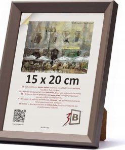 Ramka na zdjęcia drewniana ze szkłem akrylowym 15x20 cm kolor espresso