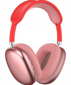 Alternative view of Słuchawki Bluetooth P9 Pro Max bezprzewodowe AUX Czerwone