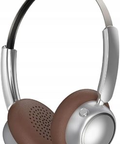 Słuchawki Bluetooth VJE11 Retro Hi-Fi Bezprzewodowe Brązowe