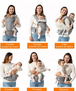 Alternative view of Nosidełko dla dziecka Besrey z siedziskiem do 20kg